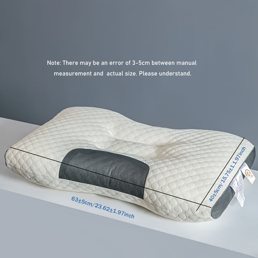 Cervical Support Pillow for Deep Sleep Side and Back Sleepers Memory Foam Washable