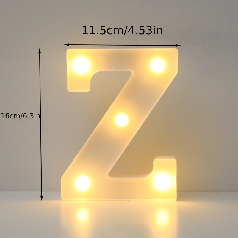 LED Alphabet Letter Lights for Home Decor Wedding Birthday Christmas Party