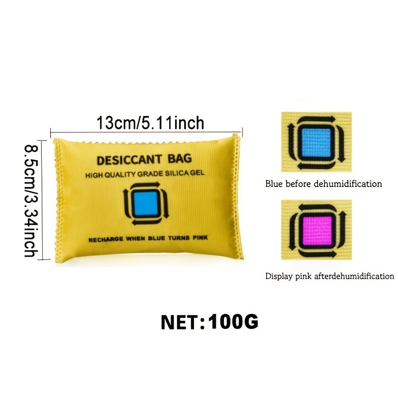 Bolsa reutilizable de silicona para deshumidificación de coche 100g Absorbedor de humedad para vehículo