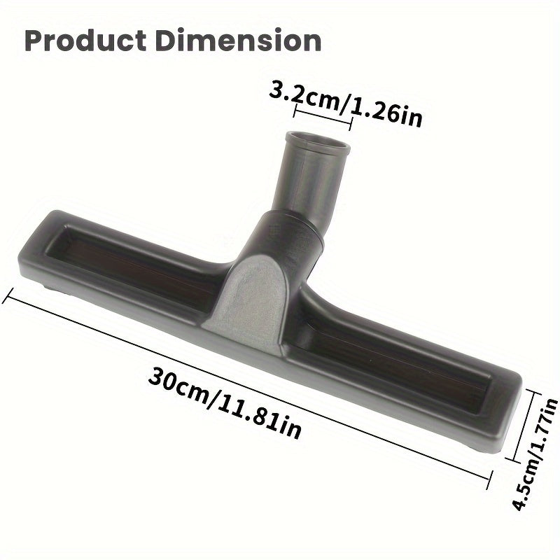 32mm PP yumshoq cho'tkali changyutgichning pol cho'tkasi: barqaror so'rish boshiga va rezina chiziqli cho'tkali suv qirqgichga ega. Gorizontal chelakli universal changyutgichlar bilan mos keladi.