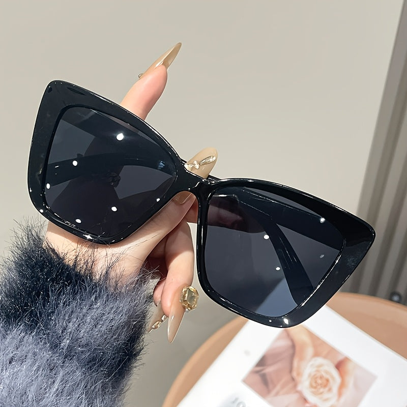 Gafas de ojo de gato rosa para mujeres y hombres, montura de plástico, lentes de policarbonato, gafas de moda