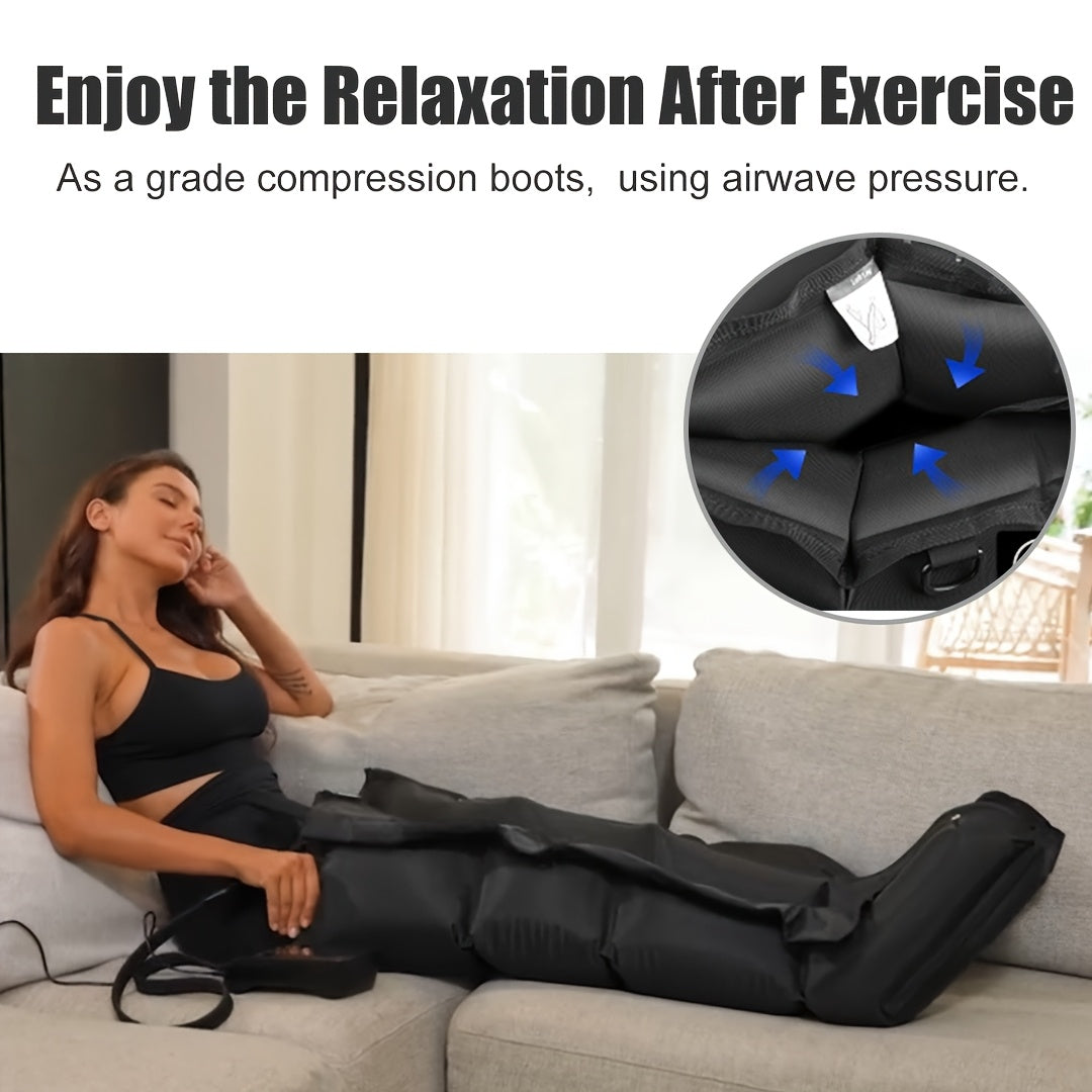Airwave Compression Leg Device for Recovery and Relaxation European Plug No Battery Needed