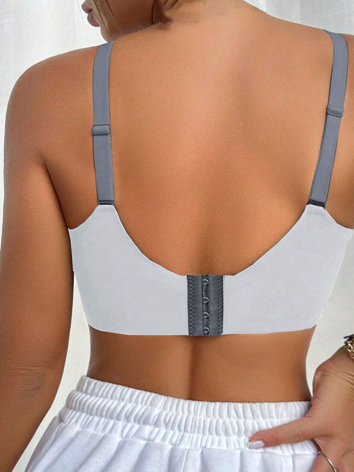 Women's Lace Wireless Bra Set Full Coverage Plus Size Comfortable