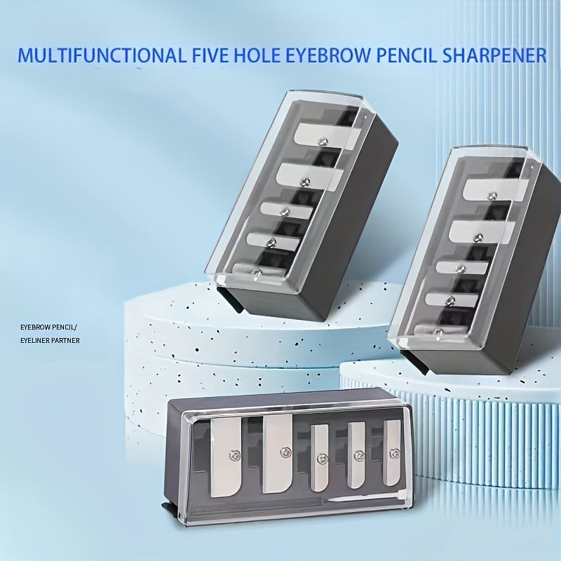 Travel Makeup Pencil Sharpener Dual Hole Portable Debris Collection