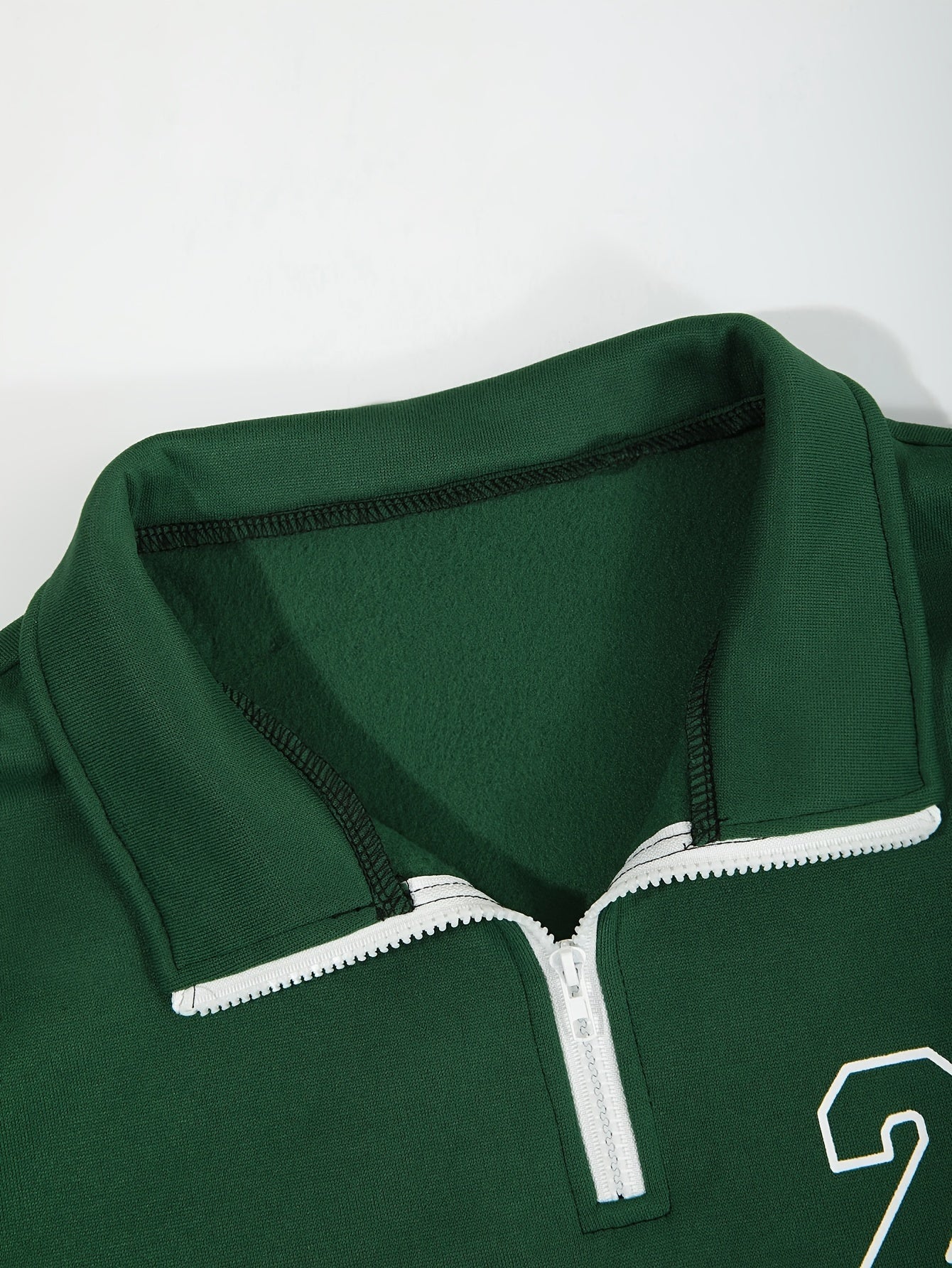 Erkaklar uchun Rangli Blokli Zipli Pullover Sweatshirt, Bahor/Kuz kiyish uchun qulay uzun qo'lqopli yuqori