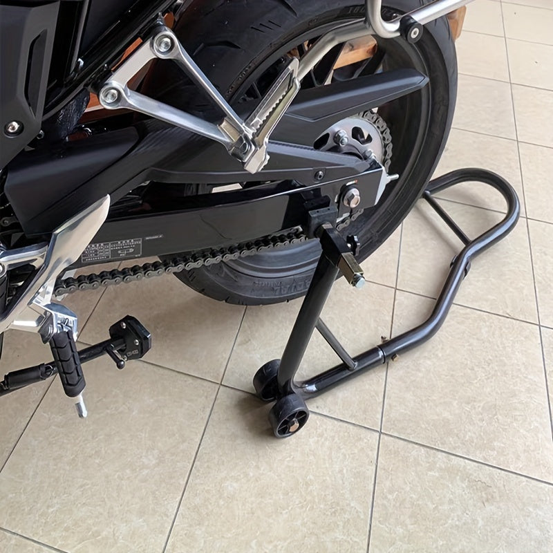 Universal Motorcycle Wheel Lift Stands Set for Sport Bikes and Paddock Stands