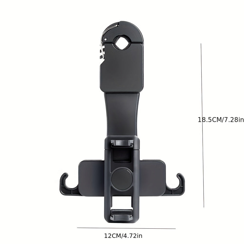 Soporte de cabeza universal para coche, de ABS, soporte para teléfono, rotación de 360°, ajustable