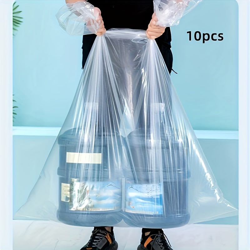 10 Large Transparent Storage Bags Waterproof Dustproof Moistureproof for Clothes Luggage Blankets