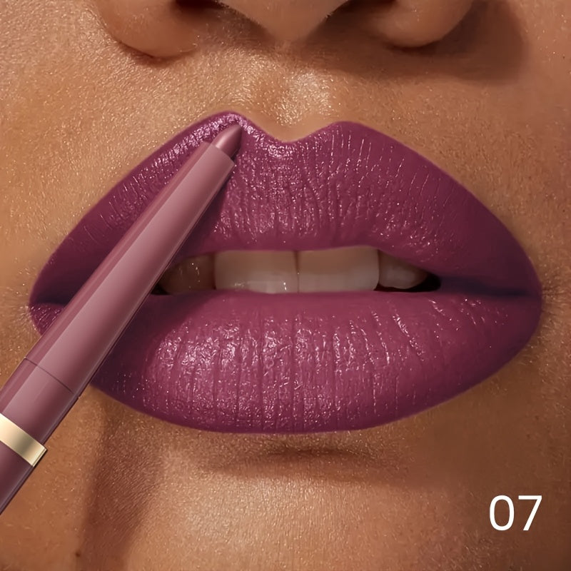 Women's Waterproof Nude Lip Liner, Matte, Long-Lasting, Retractable