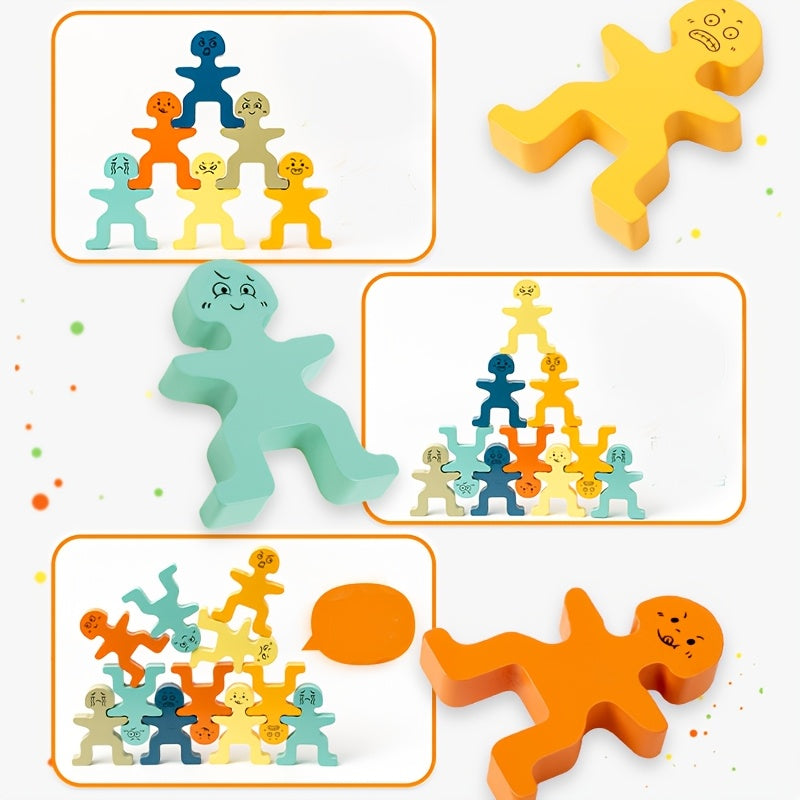 Children's Educational Stacking Toy for Parent-Child Interaction and Balance Skills