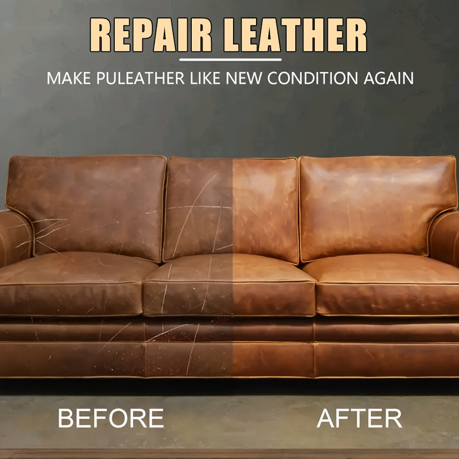 Cera de reparación de cuero para interiores de coche para restauración de asientos y tablero