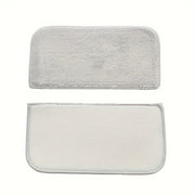 Half-Moon Microfiber Mop Pads Reusable Wet Dry Floor Cleaning Pads for Hardwood Tile Linoleum