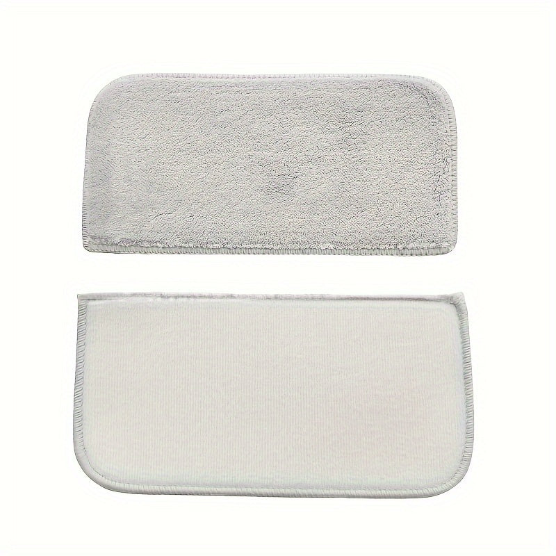 Half-Moon Microfiber Mop Pads Reusable Wet Dry Floor Cleaning Pads for Hardwood Tile Linoleum