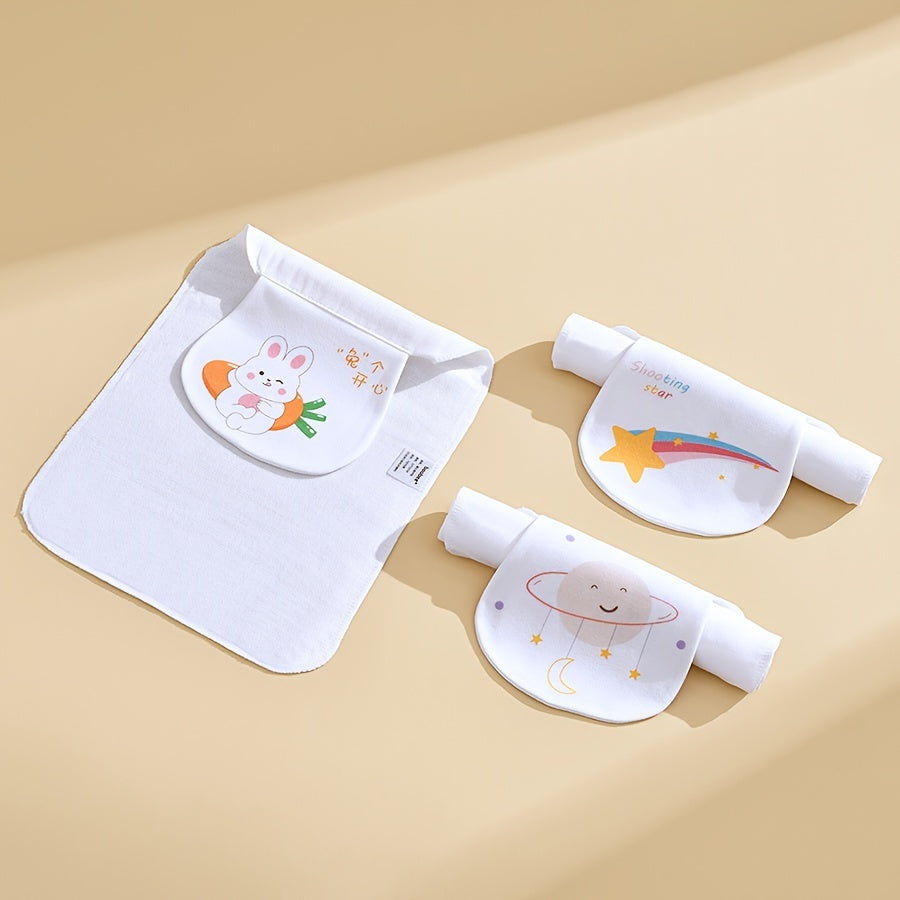 Set of 3 Soft Absorbent Knit Sweat Towels for Adults and Kids Mixed Colors