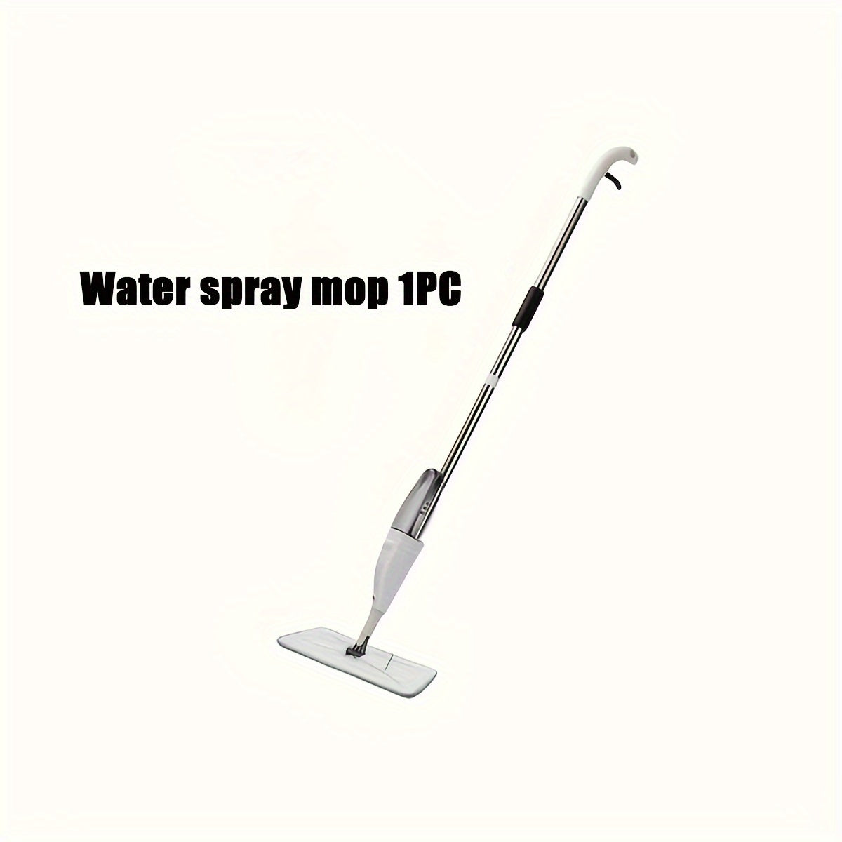 Wet and Dry Flat Mop with Self-Wringing, Long-Lasting Plastic, for Home and Outdoor Cleaning