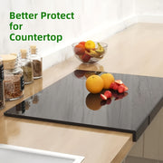 Clear Acrylic Cutting Board Non-Slip Durable Kitchen Countertop Protector 1 Piece