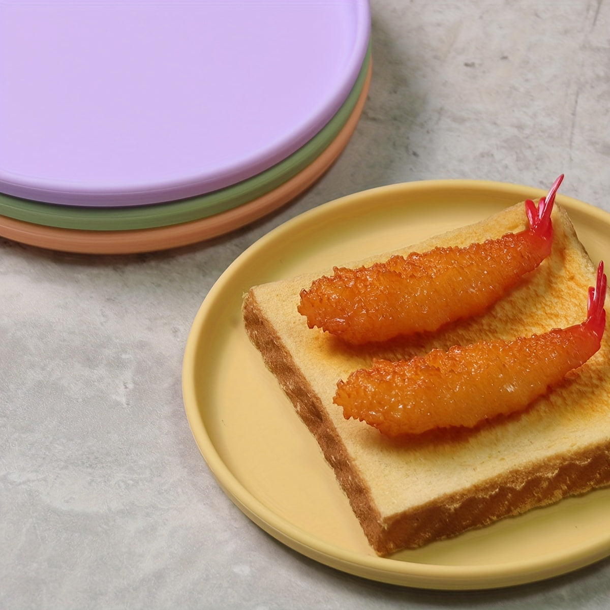 Plato de cena de silicona de 17,78 cm reutilizable apto para microondas plato de uso múltiple