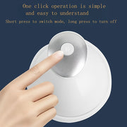 Masajeador eléctrico para cabeza, recargable por USB, relajación del cuero cabelludo, blanco, esférico, portátil, para viajes, regalo