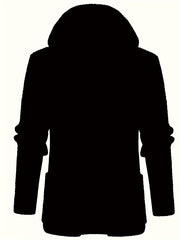 Cárdigan de punto de talla grande con capucha para hombre invierno otoño ropa casual de calle