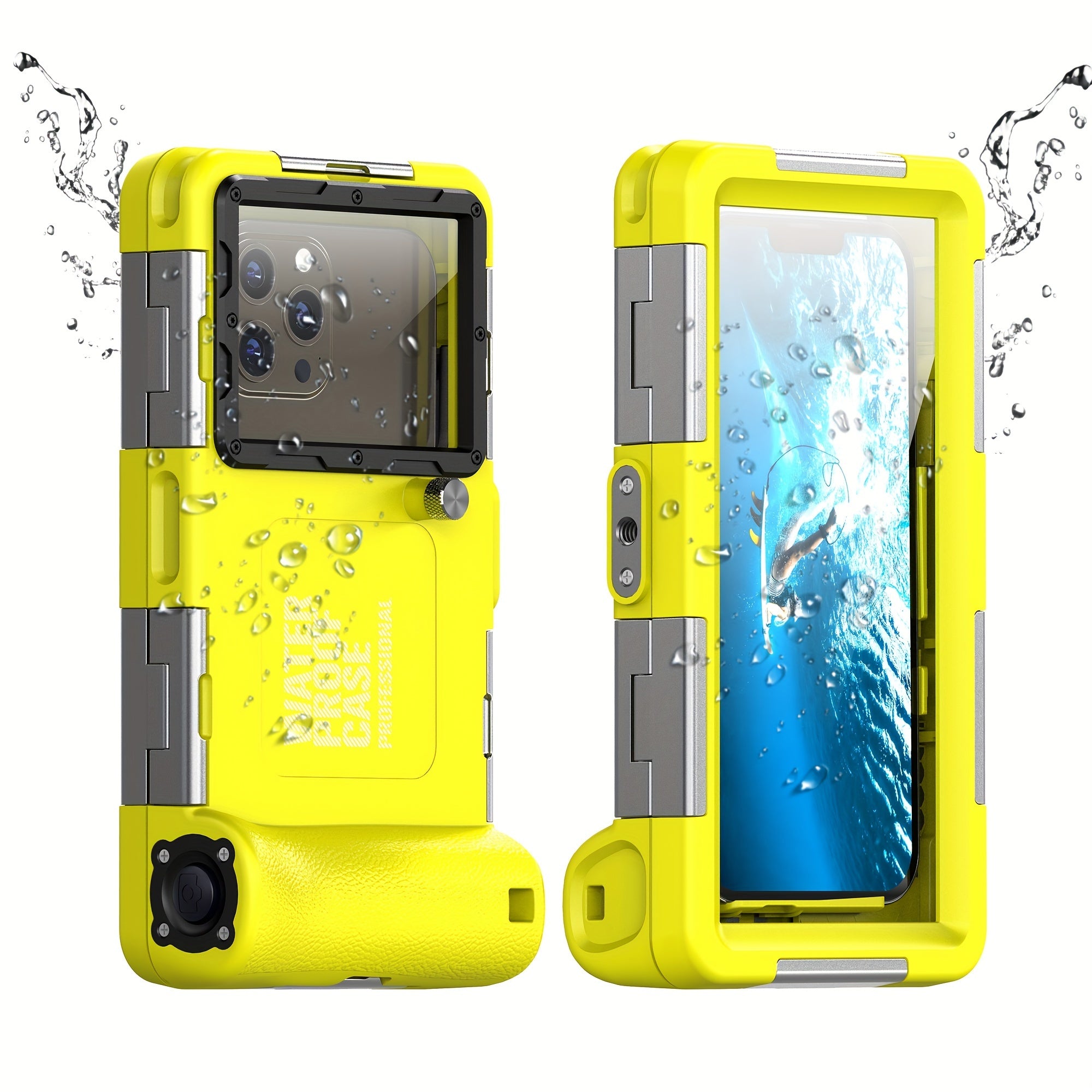 Waterproof Phone Case for Underwater Photography Diving Up to 15m 50ft Durable with Lanyard
