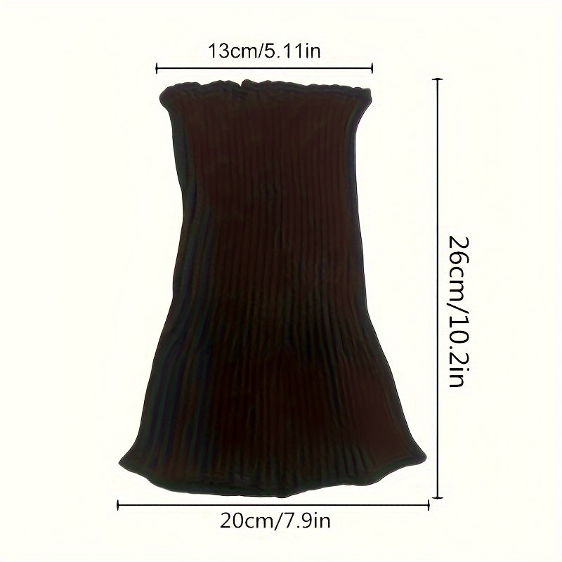 Knit Neck Gaiter for Men Warm Winter Faux Collar Stylish Autumn Accessory