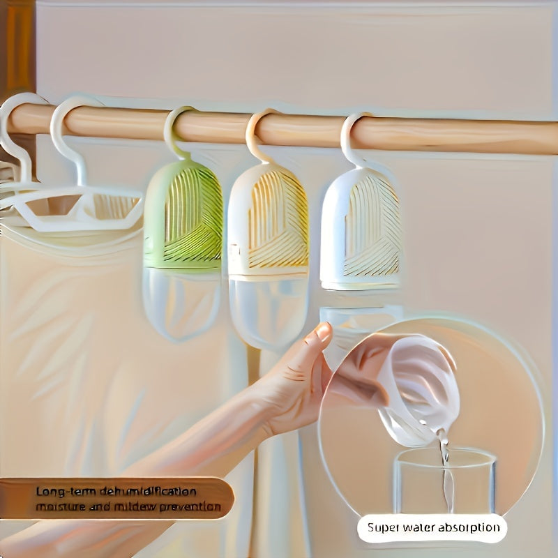 Yagona plastik namlikni olib tashlovchi shkaflar va kabinetlarda namlikni oldini olish uchun maktab va kuz davrida ishlatiladi.