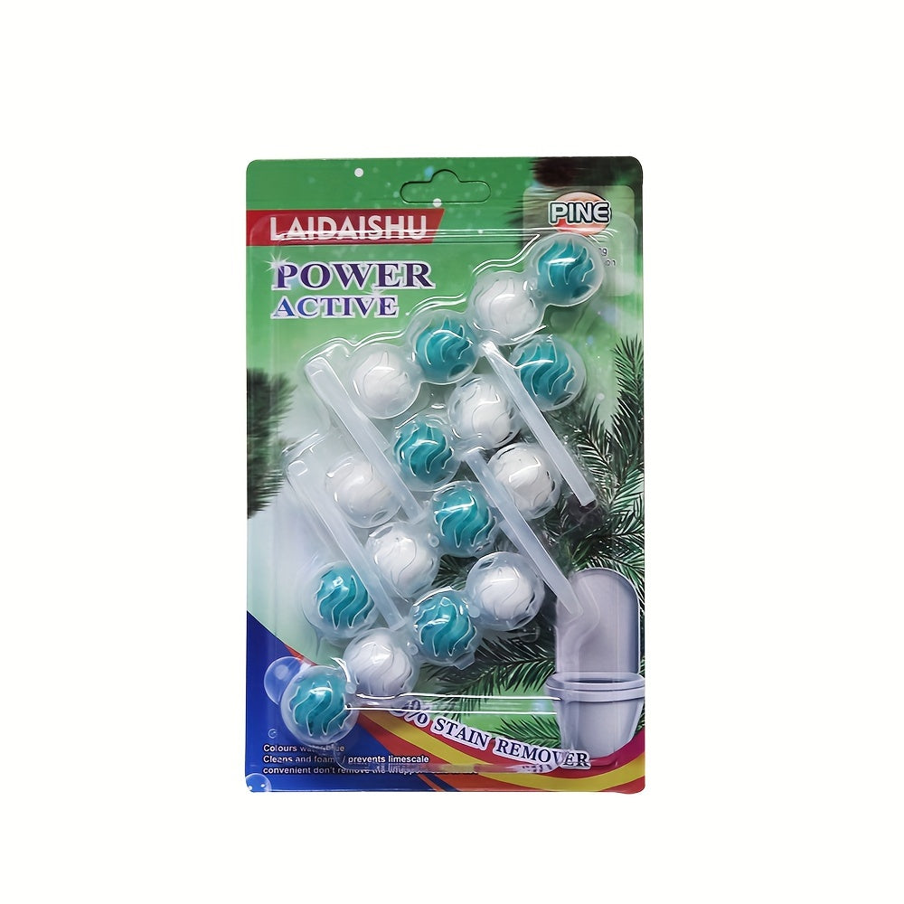 16 Automatic Toilet Cleaning Balls Odor Neutralizer No Electricity Bathroom Freshener