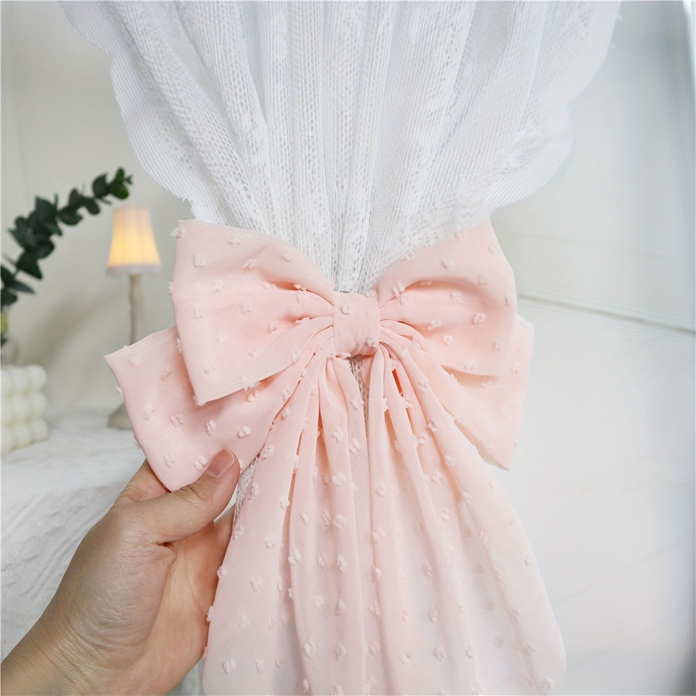 Chic Bow Holdbacks for Curtains, Stylish Home Decor, Easy Curtain Control