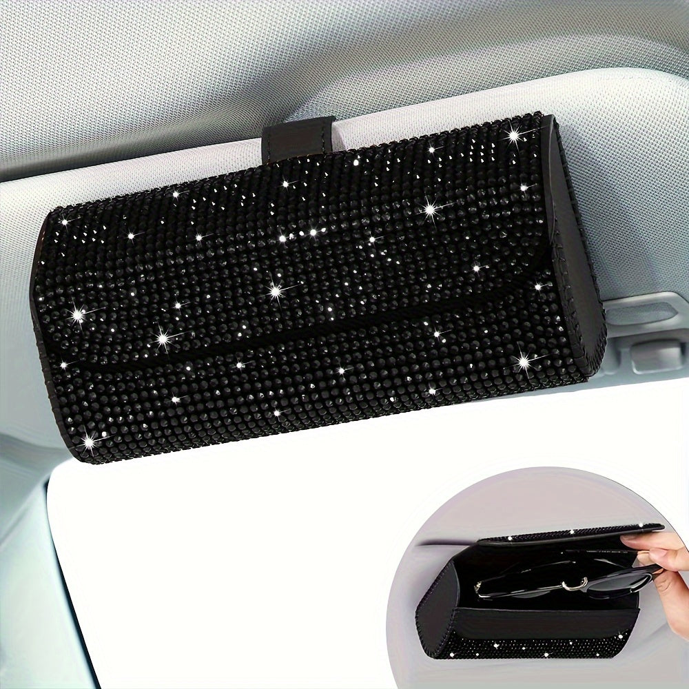 Uniseks porloq PU charm qog'ozli avtomobil oynasi tutqichlari quyosh nuri himoyachisi tashkilotchisi