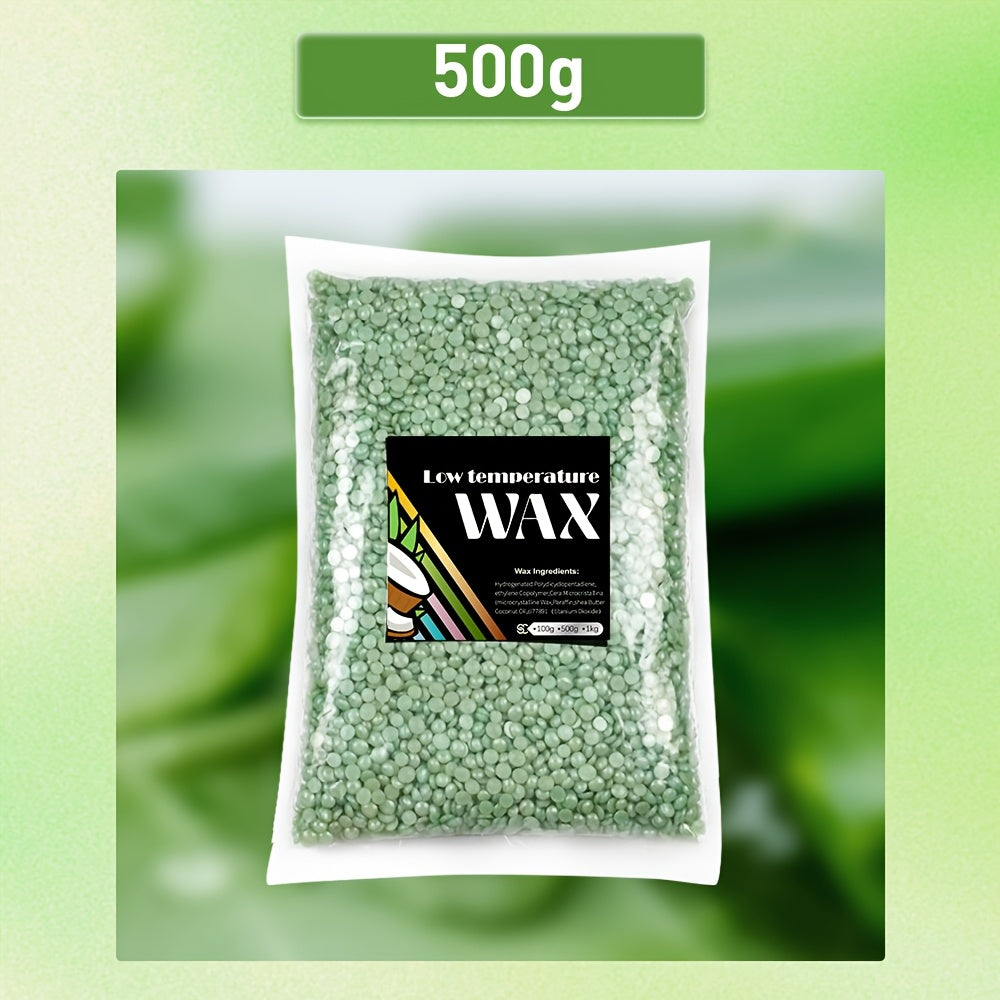 Perlas de cera dura para depilación femenina, perladas, piel sensible