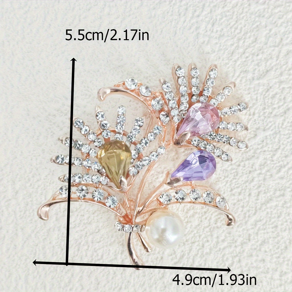 Elegant Pearl Carnation Brooch for Women Silver Flower Accessory Jewelry
