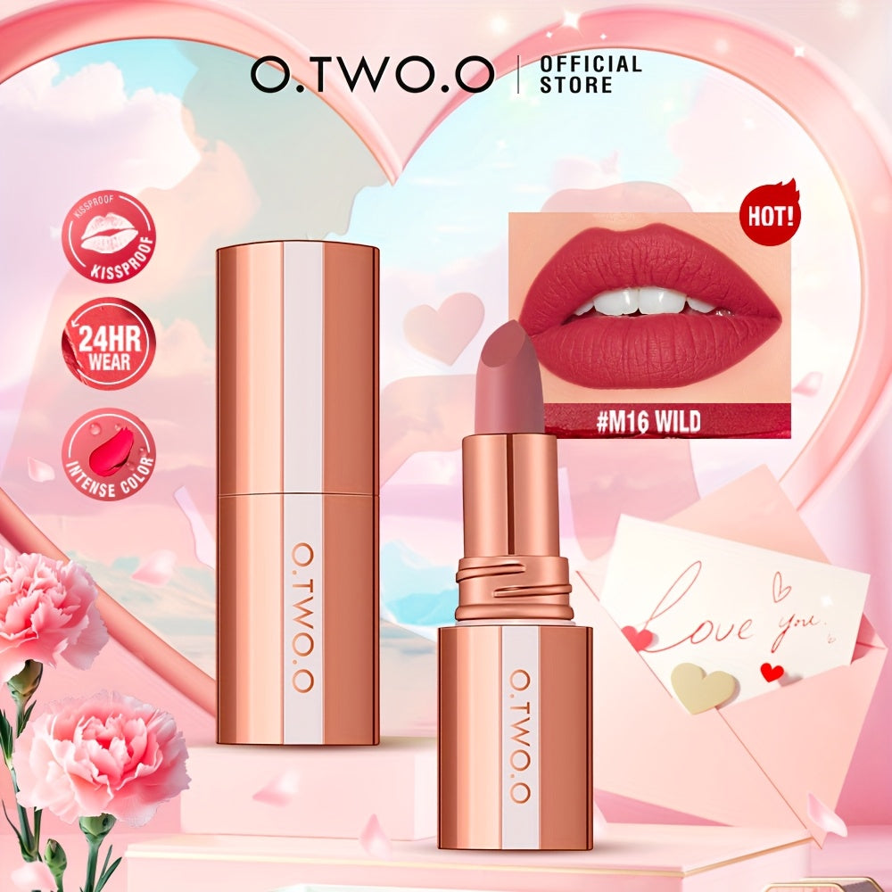 Qizlar uchun matli lab bo'yog'i, suv o'tkazmaydigan va uzoq davom etadigan, yuvilmaydigan lab bo'yog'i