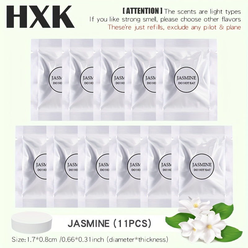 Qattiq avtomobil havo tozalash tabletkalarining almashtirish paketi, konditsioner ventlari uchun