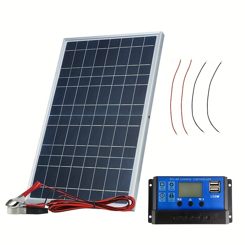 Aluminum Frame Portable Solar Panel with Detachable Magnetic Material for Outdoor Power