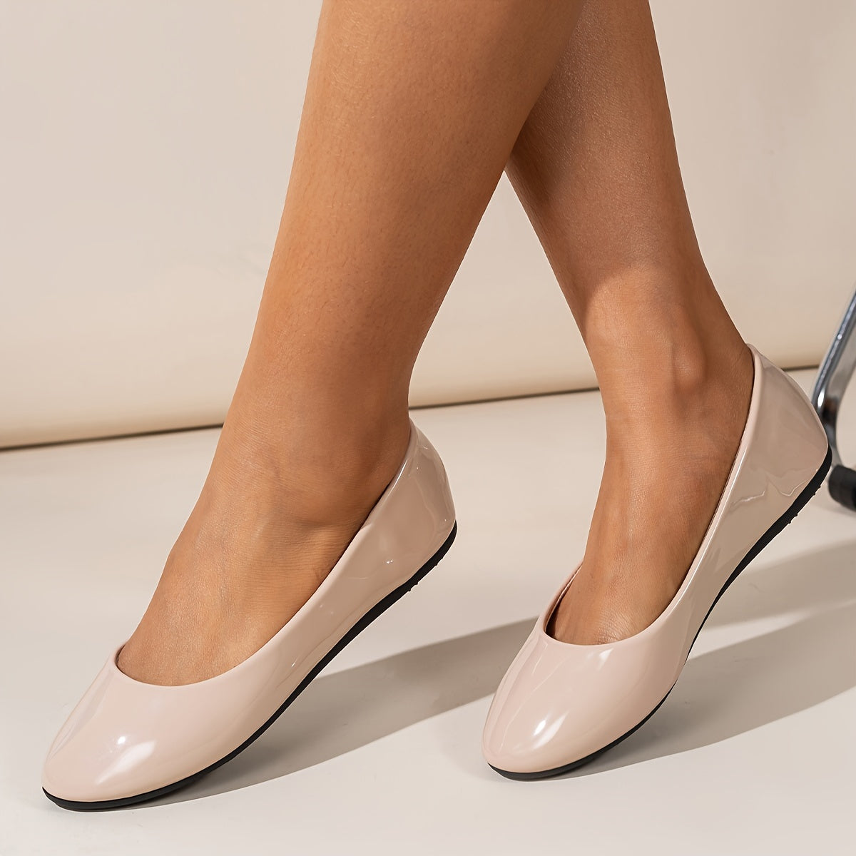 Zapatillas de ballet para mujer transpirables, slip-on, para todas las estaciones, ligeras