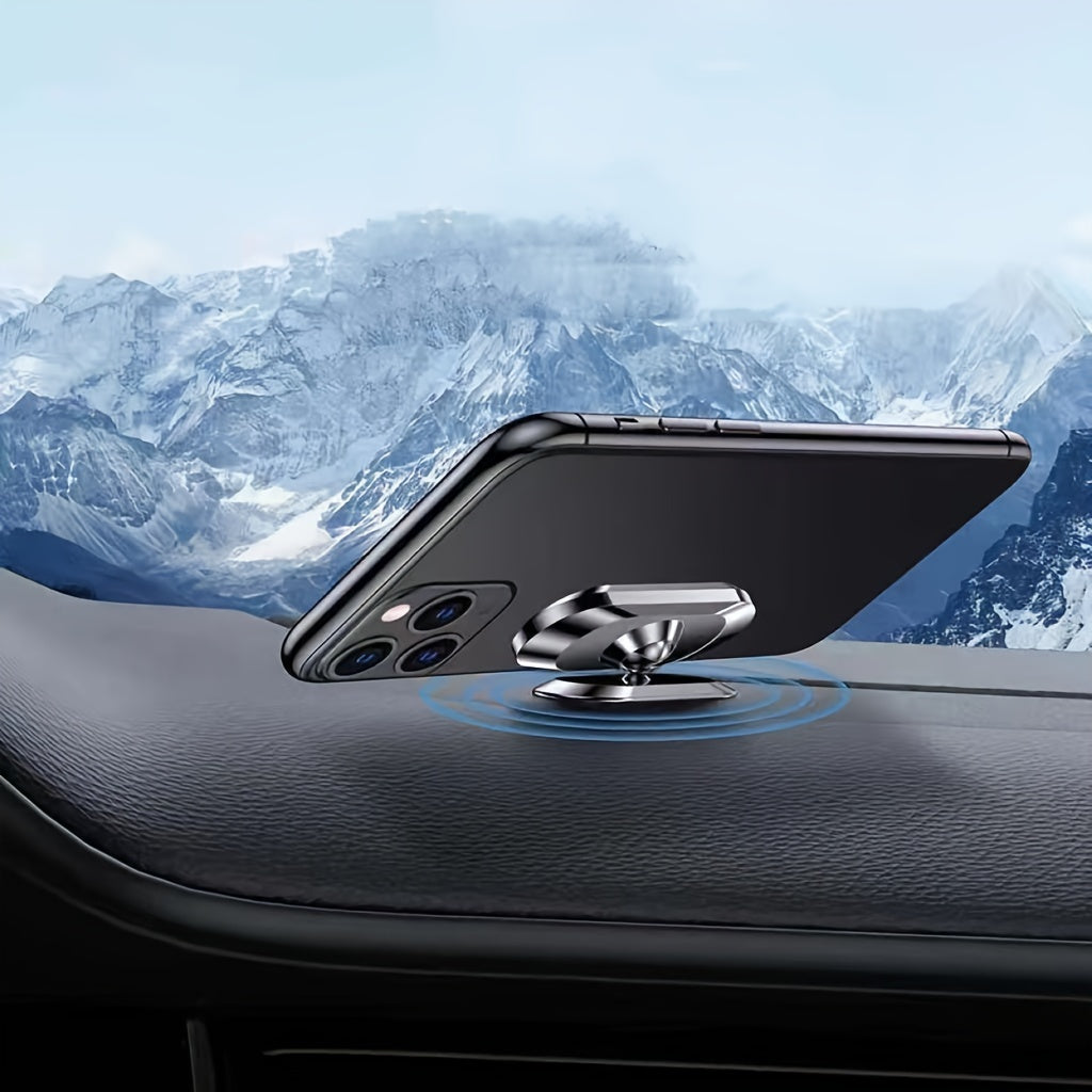 Universal metall avtomobil uchun magnitli mobil telefon ushlagichi, sirpanishga qarshi