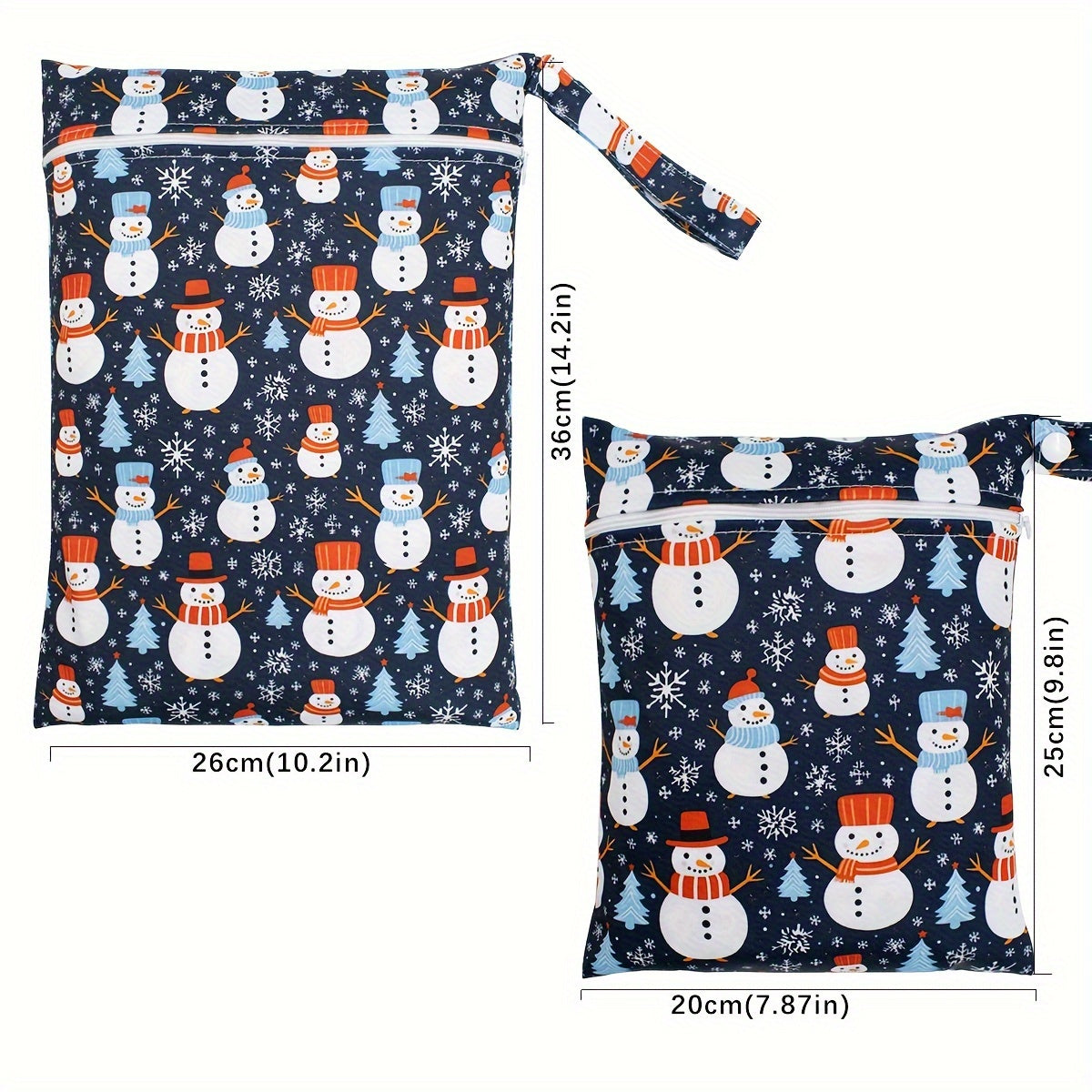 Набор из 2 многоразовых полиэстеровых сумок для влажных и сухих вещей для путешествий, пляжа, спортзала, туалетных принадлежностей