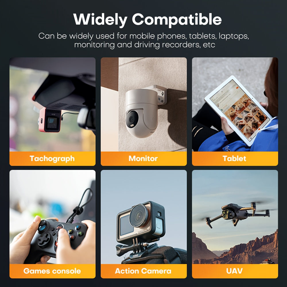 Kodak mikro TF kartalari turli qurilmalarda 4K HD video uchun yuqori tezlikda, Class 10 U3 ishlashini taklif etadi.