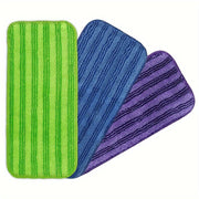 12-Inch Microfiber Mop Pads for Wet and Dry Surface Cleaning