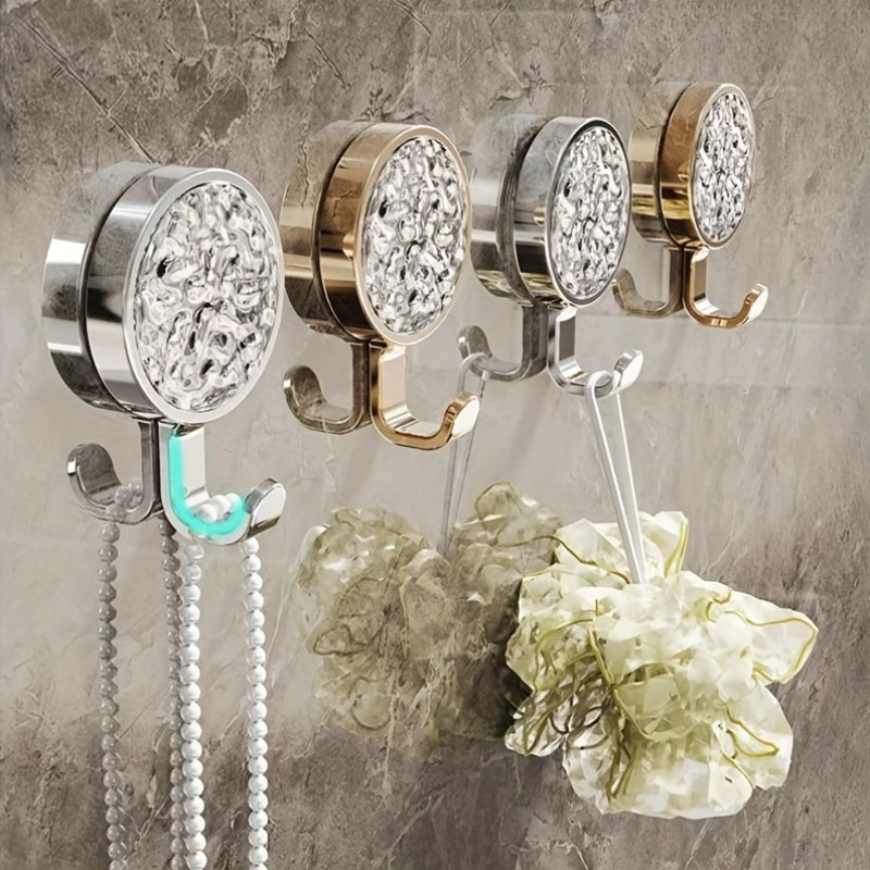 Glacier Pattern Wall Hook Set Seamless Non-perforated Bathroom Door Hanging