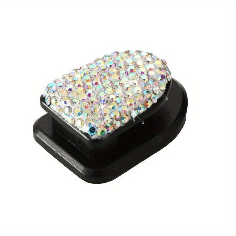 Unisex Rhinestone Car Hooks Decor with Sparkling Jewelry Style