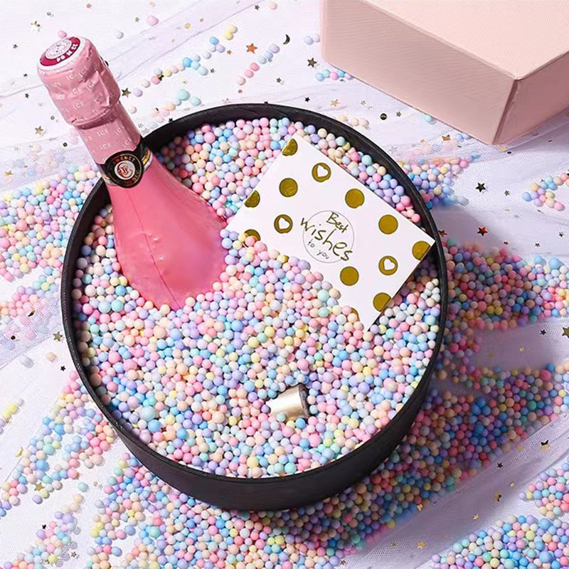 Наполнитель для банки на День святого Валентина с макаронами из пенопласта для декорации.