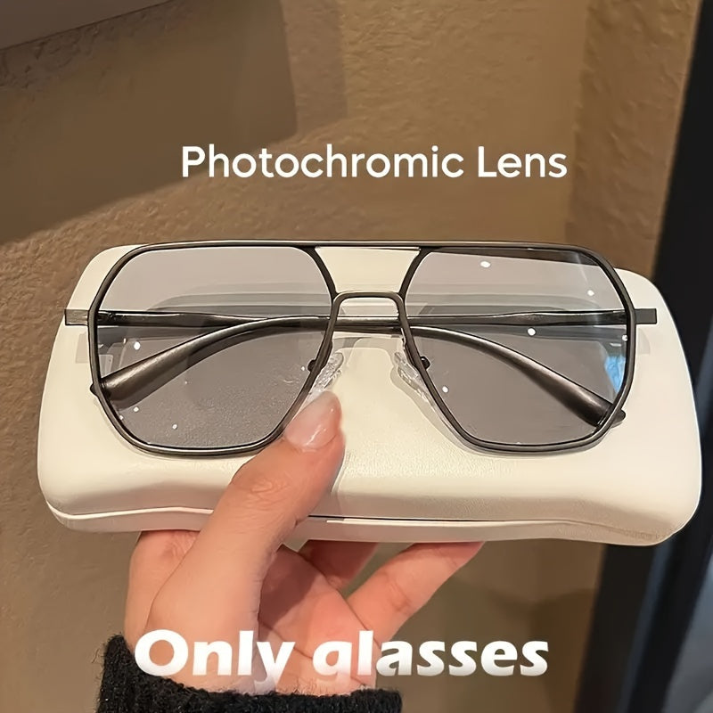 Унисекс фотохромные поляризационные солнцезащитные очки из алюминия и магния для вождения, рыбалки и путешествий