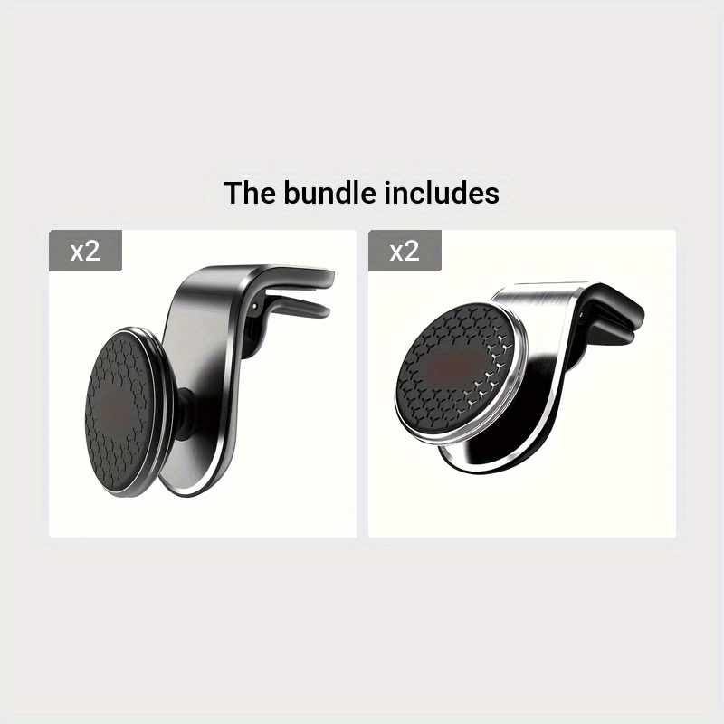 Universal avtomobil telefon uchun tutqich magnitli vent montaji 360° burilish sozlanadigan