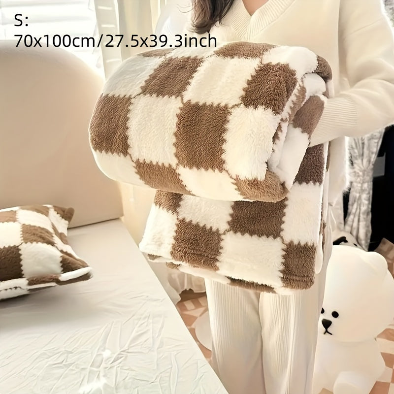 Soft Warm Panda Velvet Throw Blanket for Sofa Travel Office Naps