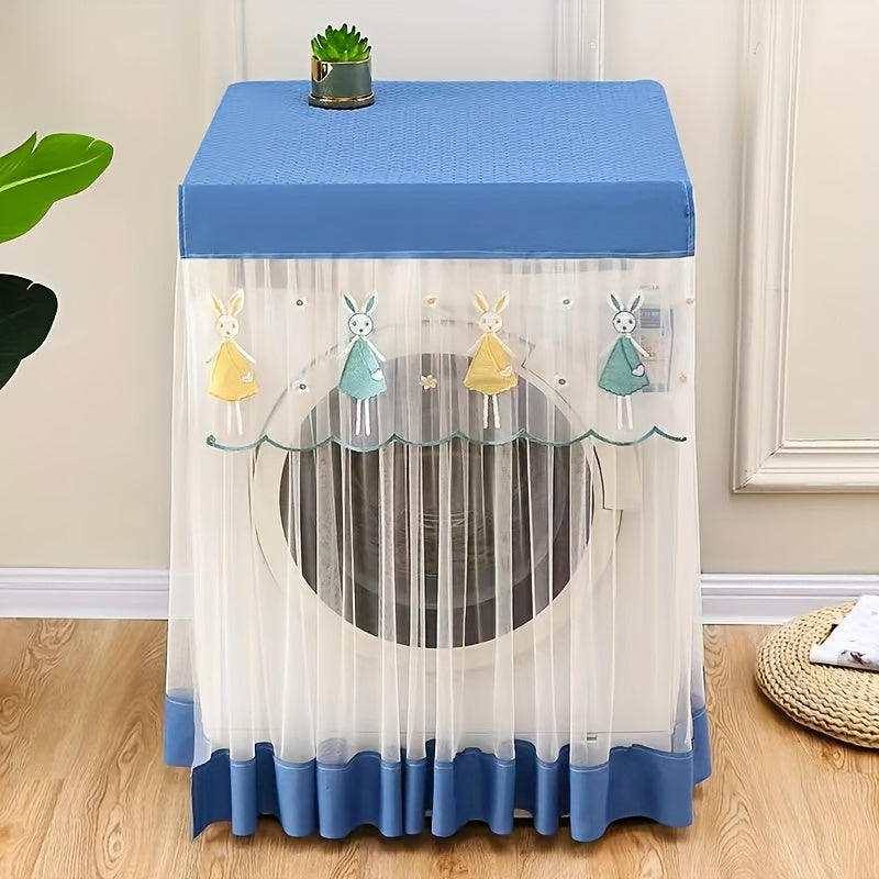Universal Polyester Washing Machine Cover for Front Load Dryer Dustproof Sunproof