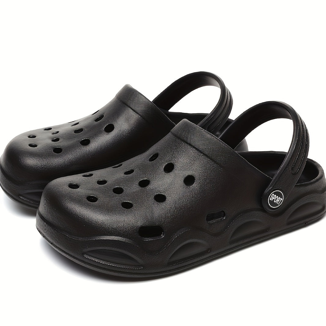 Unisex EVA Clogs Non-Slip Thick Solid Color Slip-On Sandals