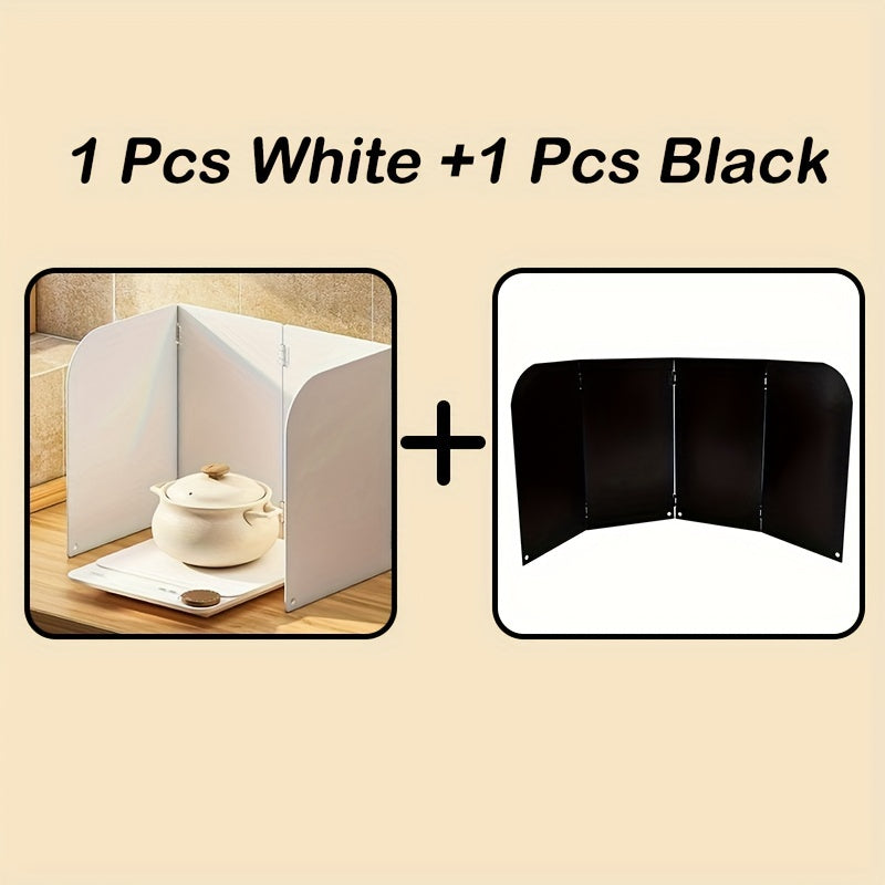 Kitchen Grease Splash Guard Metal Shield for Stovetop Cooking Oil Heat Resistant