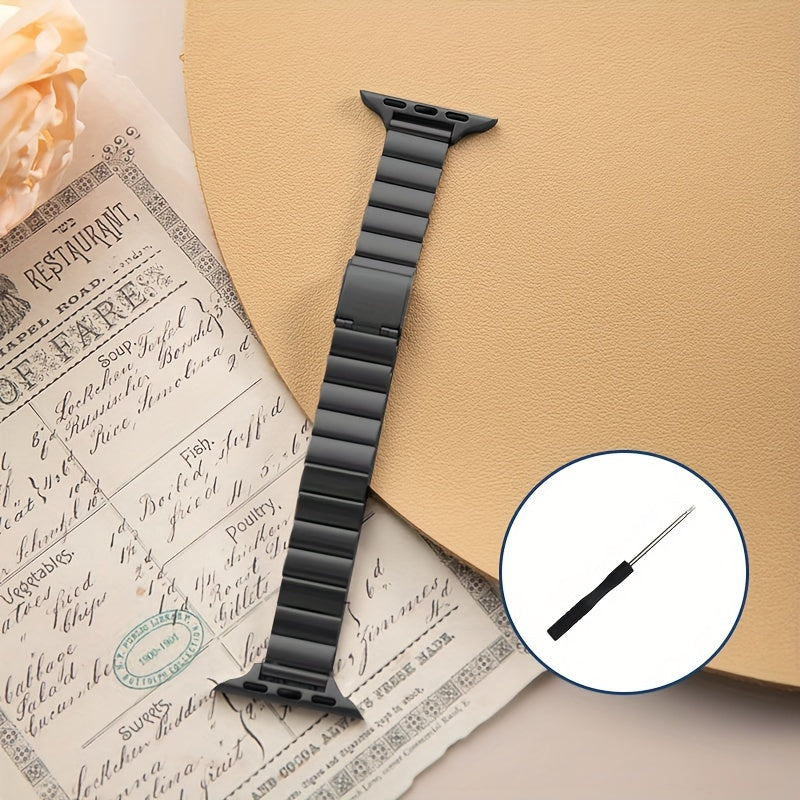 Stainless Steel Watchband for Apple Watch 38mm-49mm Compatible with Series and SE