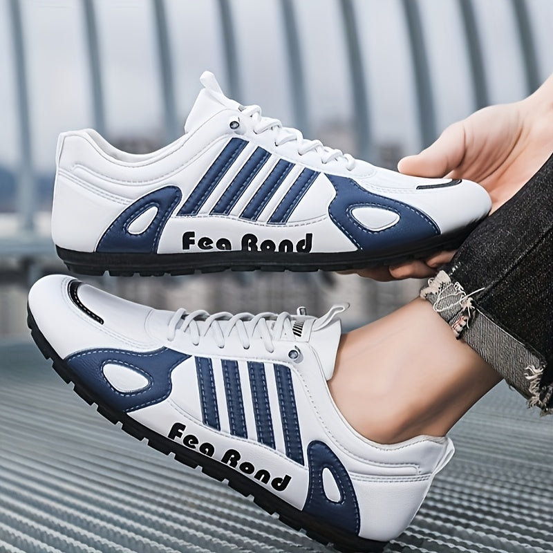 Мужские всесезонные легкие кроссовки-скейтборды для повседневной носки, уличного спорта, дышащий искусственный верх, подошва из ПВХ